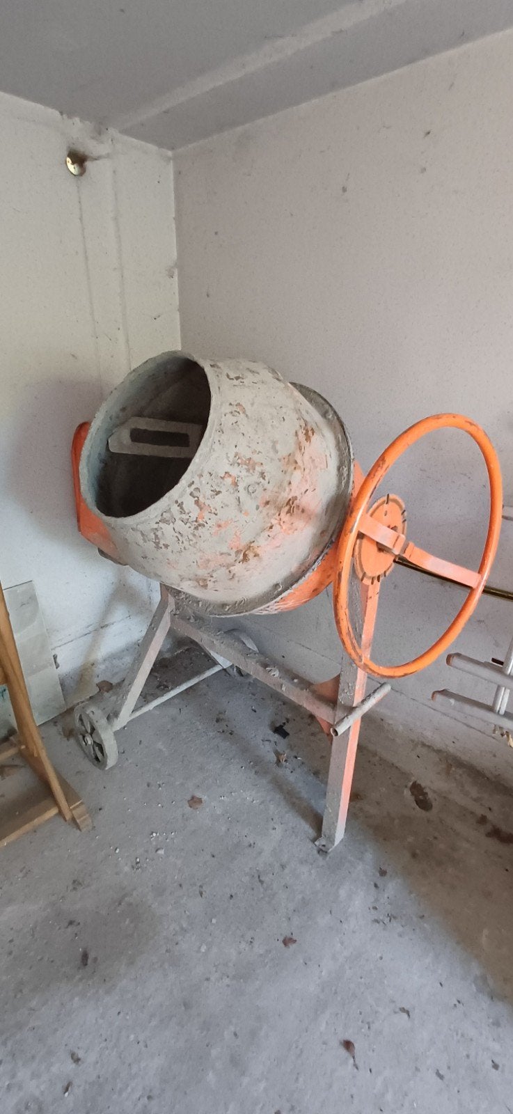 betonmolen, Enlèvement, Utilisé