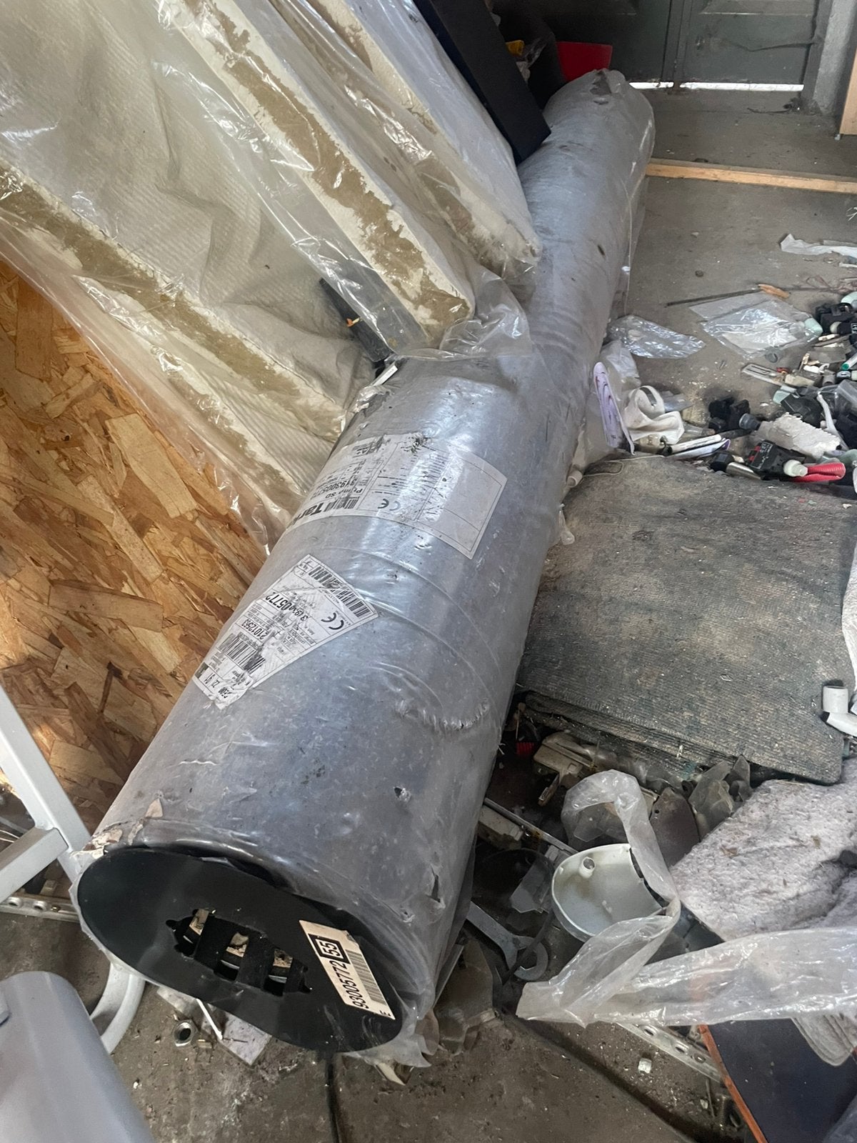 Polyvinyl Tarket 2 m sur 23 m, Ophalen, Nieuw