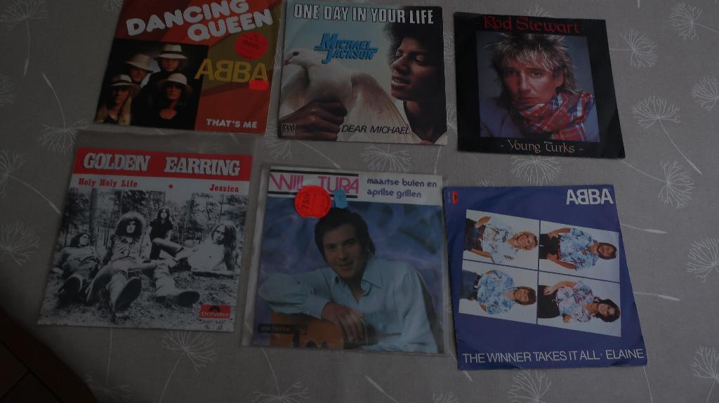 6 singles vinyl, Cd's en Dvd's, Vinyl Singles, Ophalen of Verzenden, Gebruikt, Pop, Single