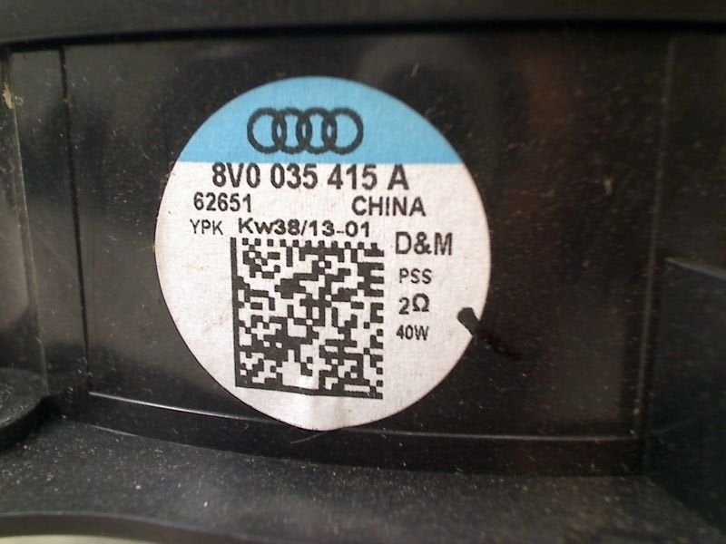 HAUT PARLEUR / ENCEINTE Audi A3 Sportback (8VA / 8VF), Autos : Pièces & Accessoires, Auto-Union-Straße  1,
85057  Ingolstadt, DE