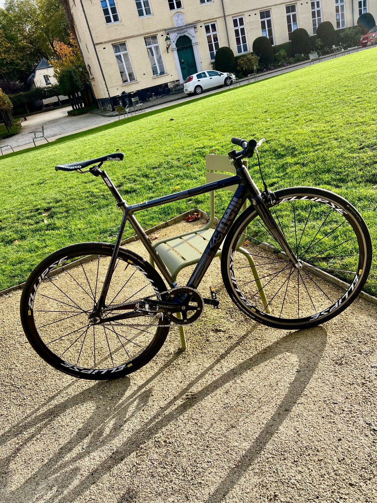 Cinelli Mash parallax complet 52 pignon fixe, Vélos & Vélomoteurs, Enlèvement, Utilisé, Autres marques