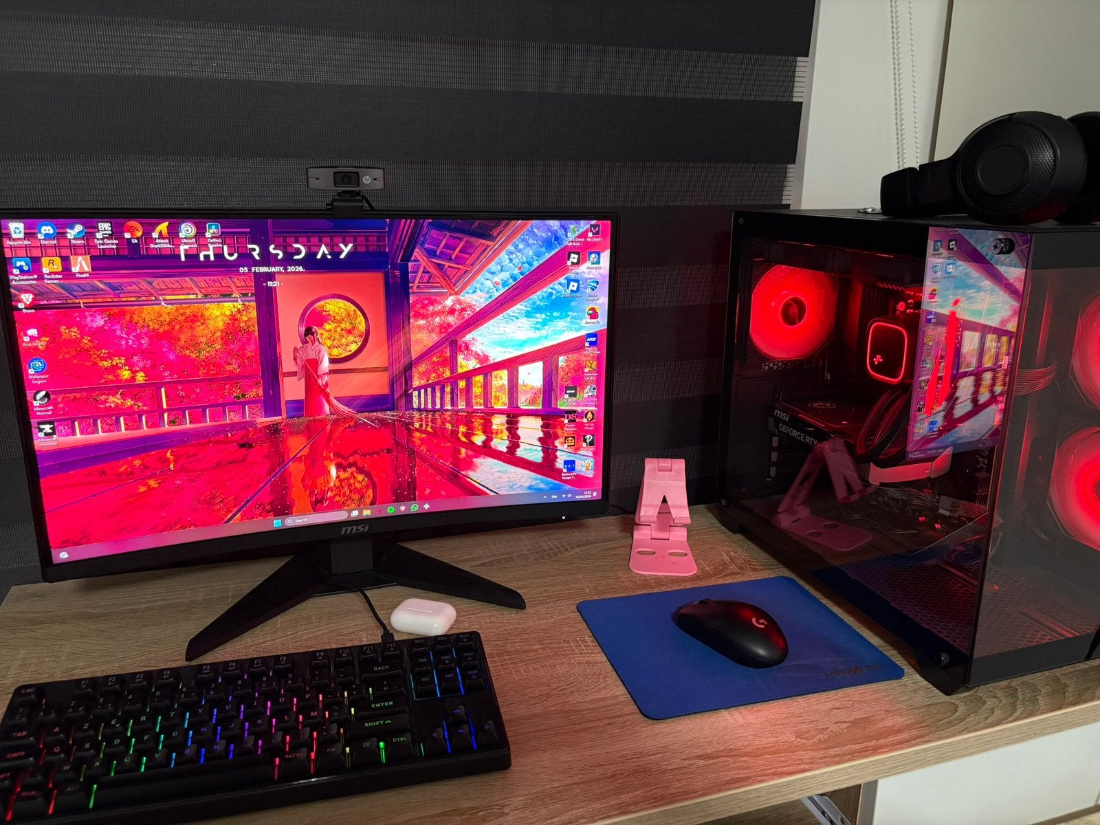 Pc Gaming Ge Force RTX 5060, Ophalen, Zo goed als nieuw, Gaming, SSD