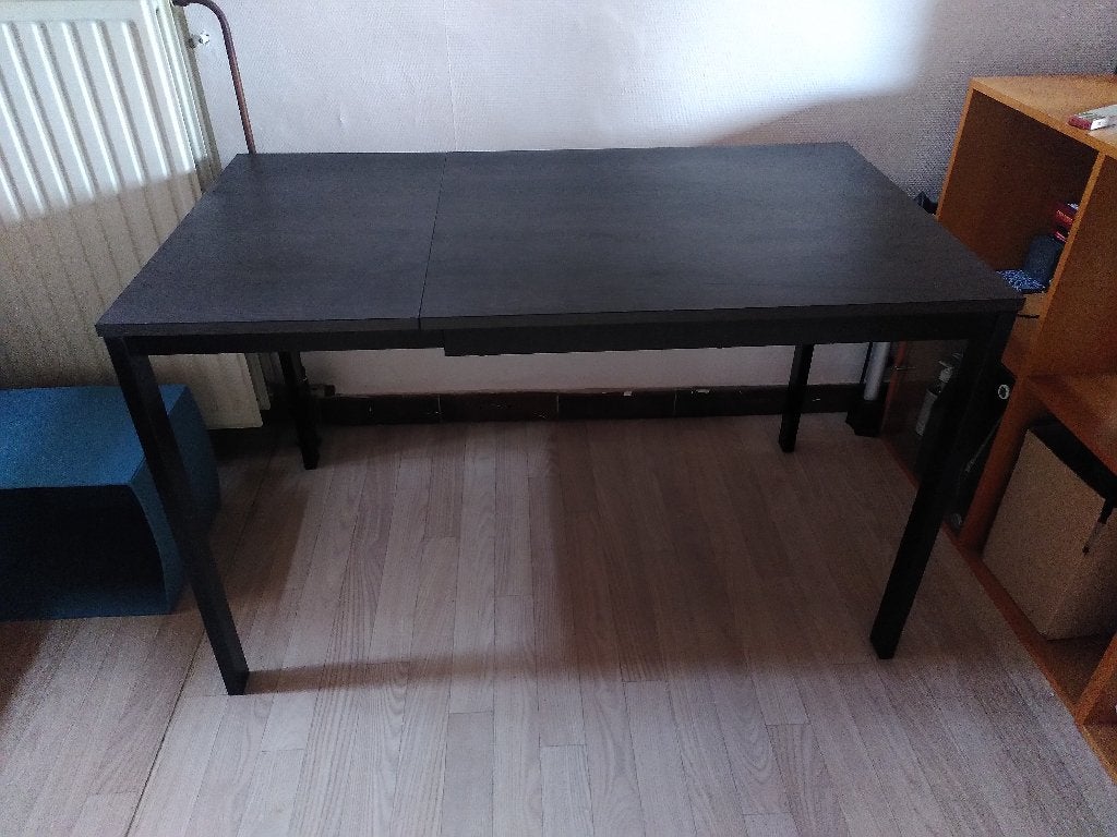 IKEA VANGSTA uitschuifbare eettafel, Huis en Inrichting, Ophalen, Overige houtsoorten, Gebruikt, 50 tot 100 cm