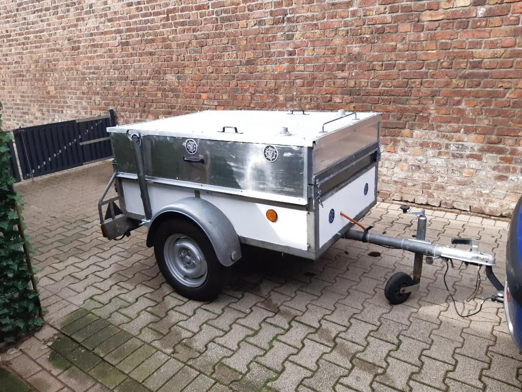 barbeque aanhanger, Autos : Divers, Remorques, Comme neuf, Enlèvement