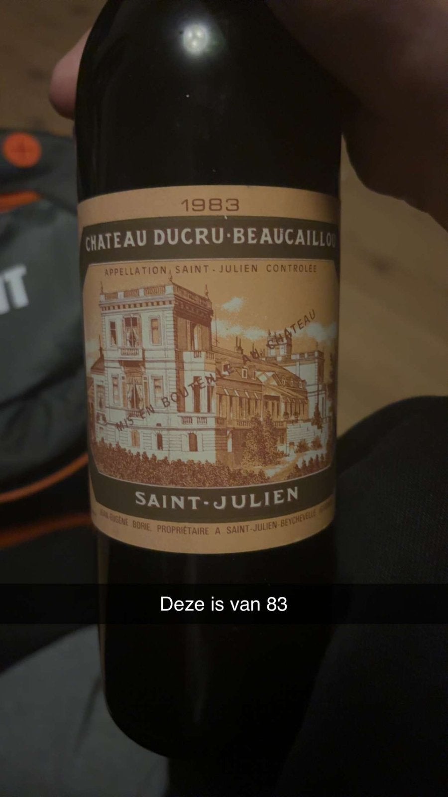Chateau Ducru-beaucailliou 1983, chateau Patris 1981, Frankrijk, Nieuw, Ophalen of Verzenden, Rode wijn