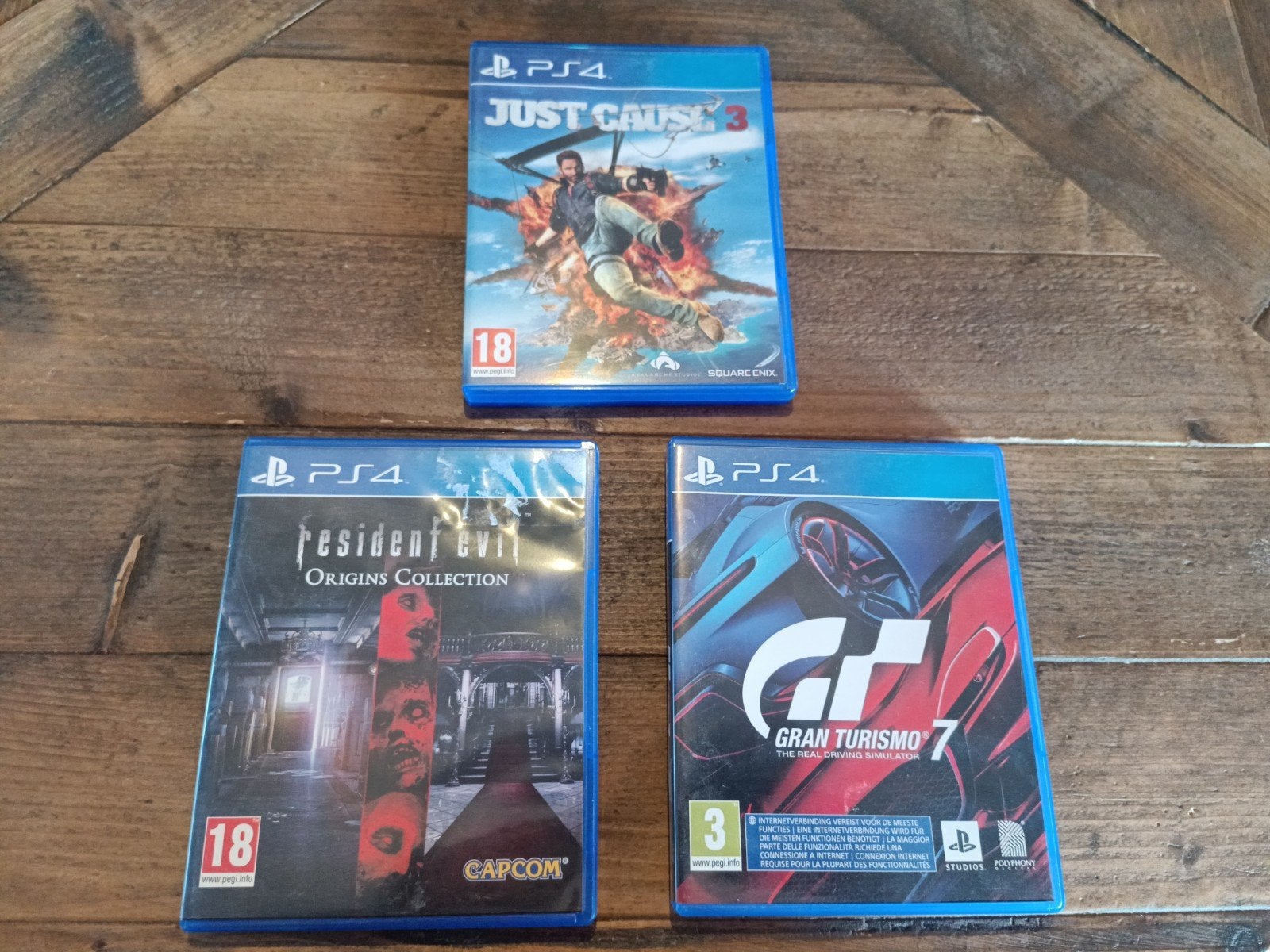 Gran Turismo 7, Resident evil Origins collections, ect.., Games en Spelcomputers, Ophalen of Verzenden, Zo goed als nieuw