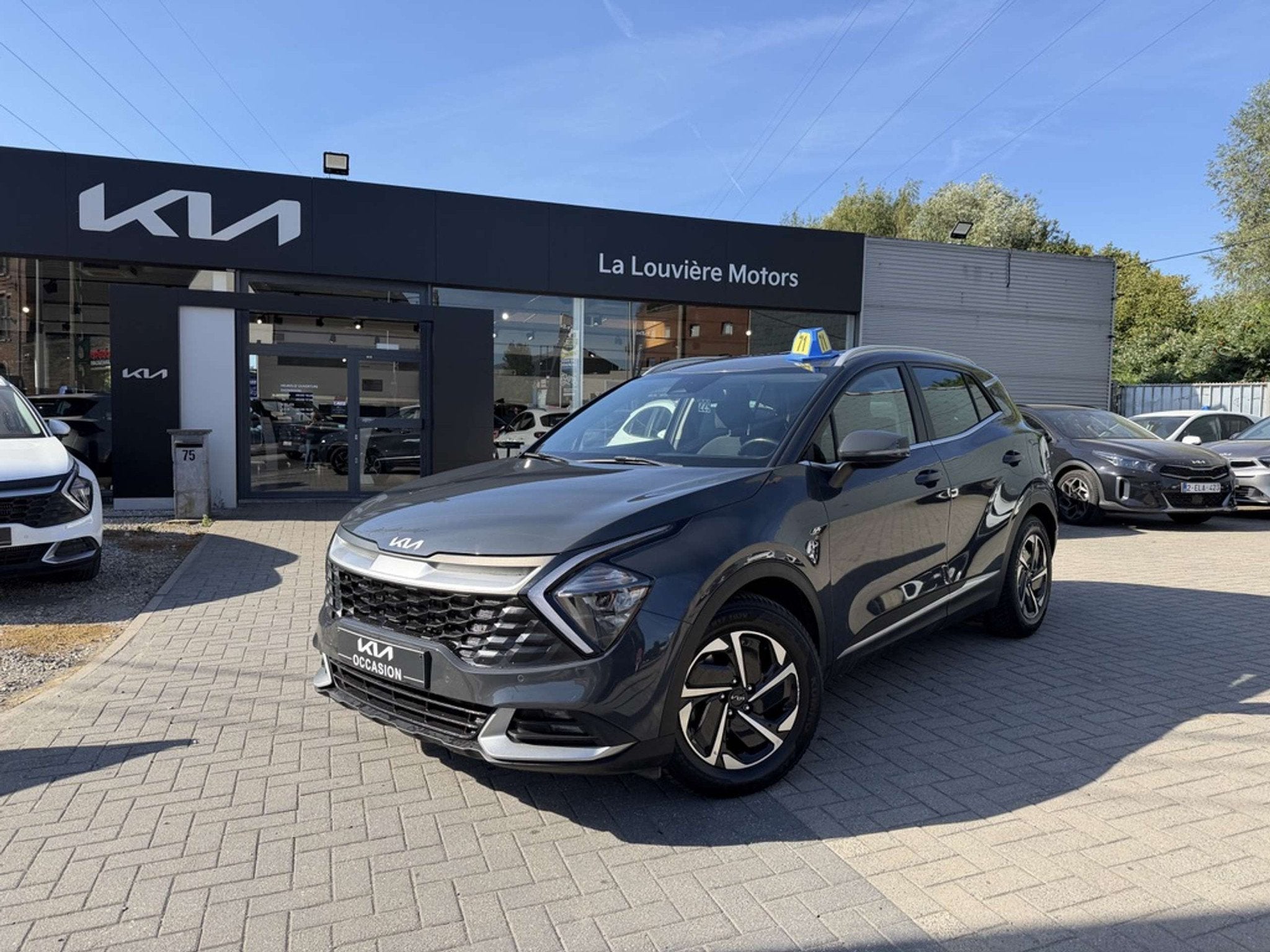 Kia Sportage Sportage 1.6 CRDi Pulse * CLIM * NAVI * GRAND E, Autos, Argent ou Gris, Achat, Euro 6, Entreprise