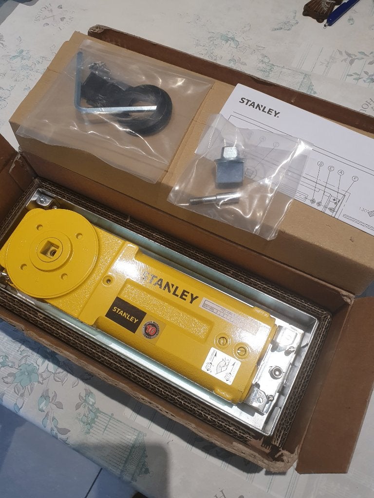 STANLEY Vloerveer ST-B804 zelfde maten Dorma BTS 84 nieuw, Ophalen of Verzenden, Inox