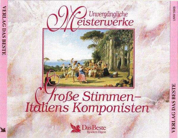 Große Stimmen - Italiens Komponisten   3CD, Ophalen of Verzenden, Zo goed als nieuw