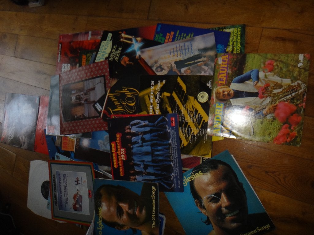 langspeelplaten, 55 stuks, james last,guilio iglesia's enz, CD & DVD, Vinyles | Compilations, Enlèvement ou Envoi, Utilisé, 12 pouces