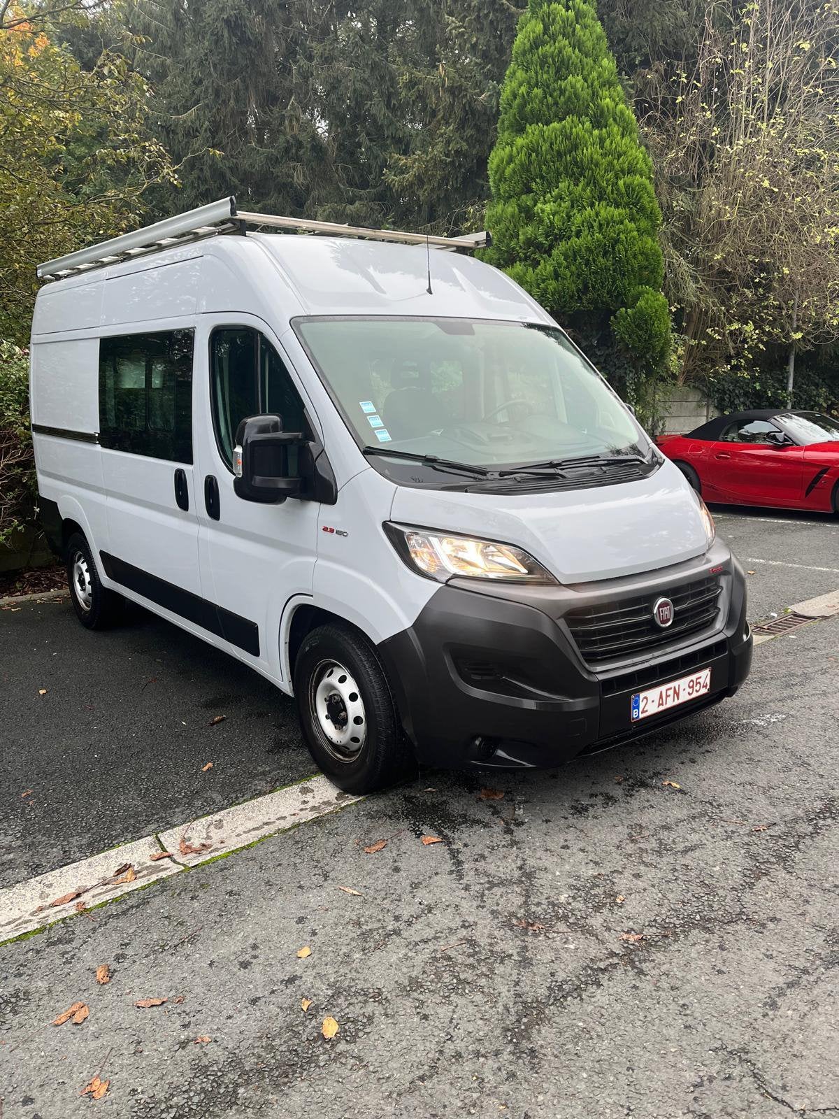 Fiat Ducato 2.3 multijet  7 places double cabine, Argent ou Gris, Achat, Euro 6, 7 places