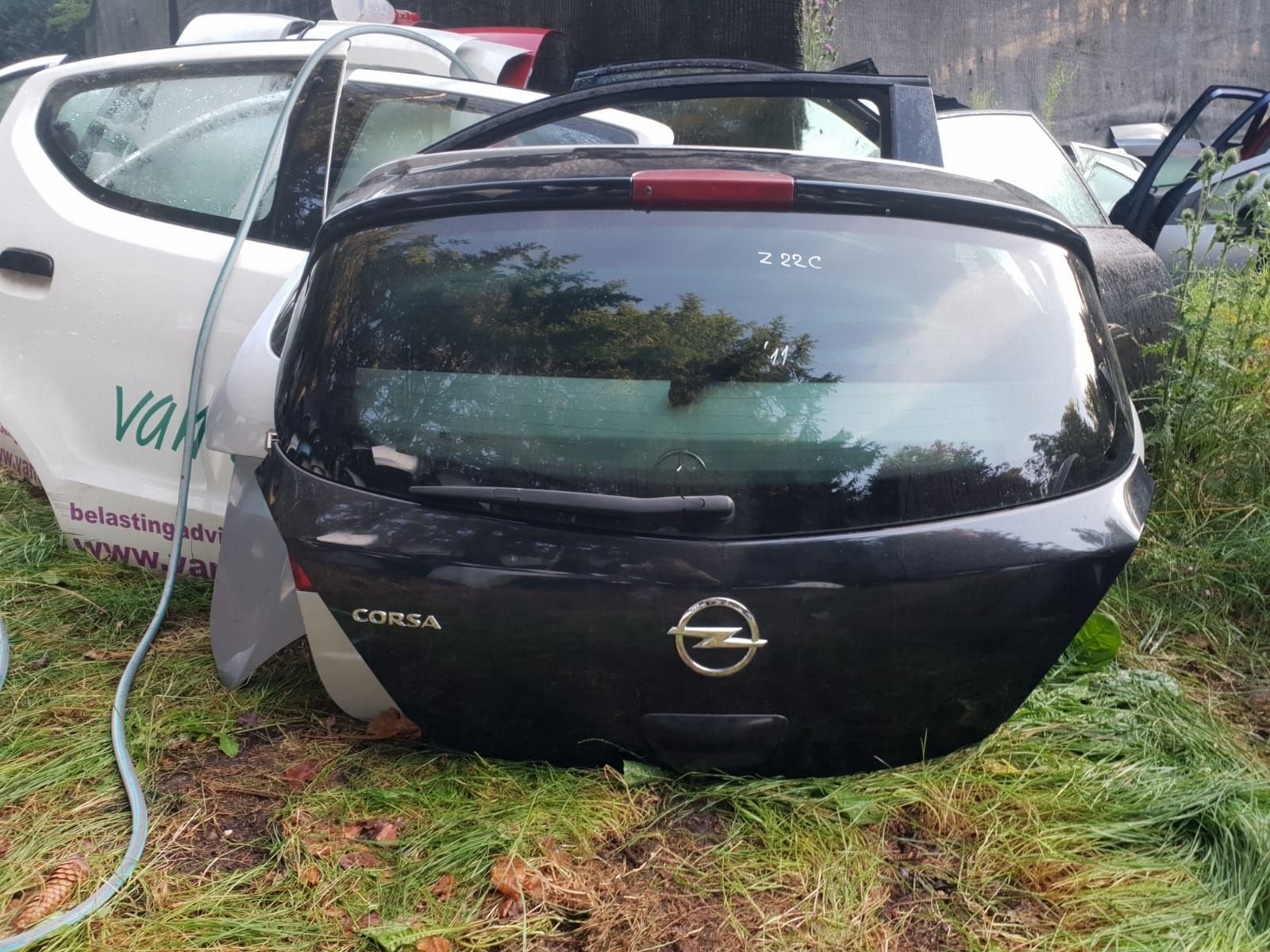 opel corsa d  achterklep  5 deurs bj 2007 tot 2013, Arrière, -, Opel, Haillon arrière