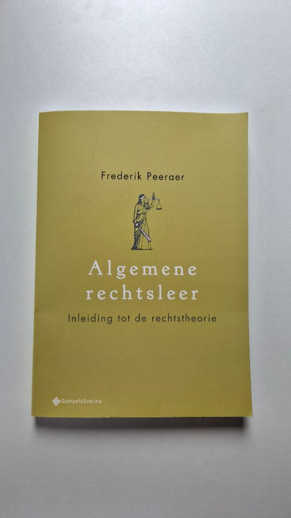 Handboek Algemene Rechtsleer, Boeken, Ophalen of Verzenden, Zo goed als nieuw, Hoger Onderwijs, Peeraer