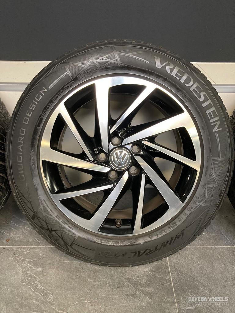 17” originele Volkswagen Tiguan 5NA velgen + winterbanden, -, -, Banden en Velgen, 17 inch