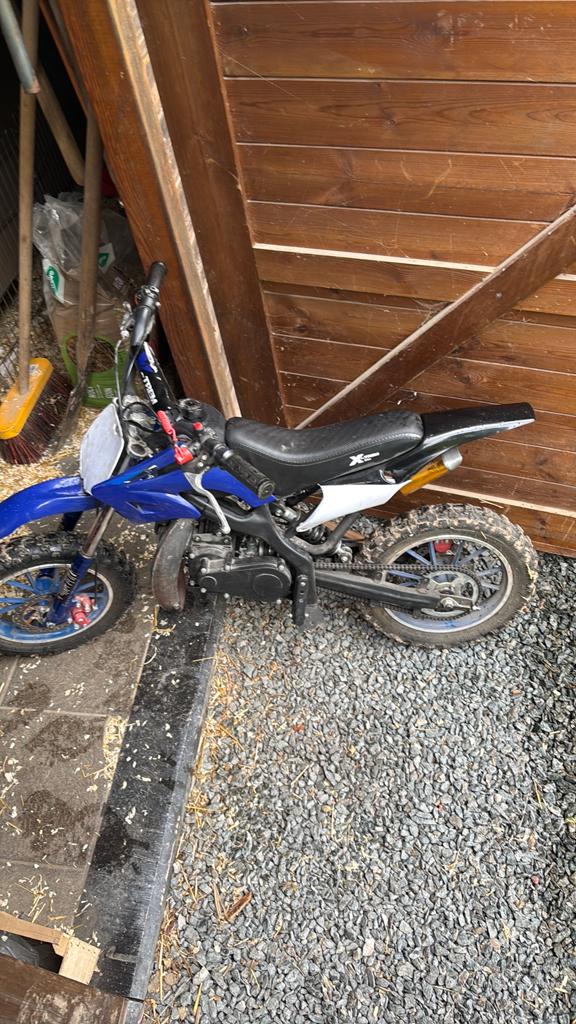 Pitbike, Ophalen, Zo goed als nieuw, Schijfrem, Pitbike