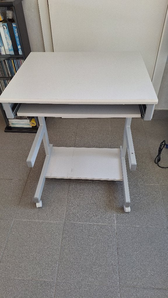 Computertafel op wieltjes, Maison & Meubles, Armoires | Meubles ordinateur, 70 à 120 cm, 70 à 120 cm, Comme neuf, Enlèvement