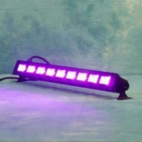 UV Blacklight 9 x 1 Watt LED Grote lichtopbrengst [1288-B], Muziek en Instrumenten, Licht en Laser, Ophalen of Verzenden, Nieuw