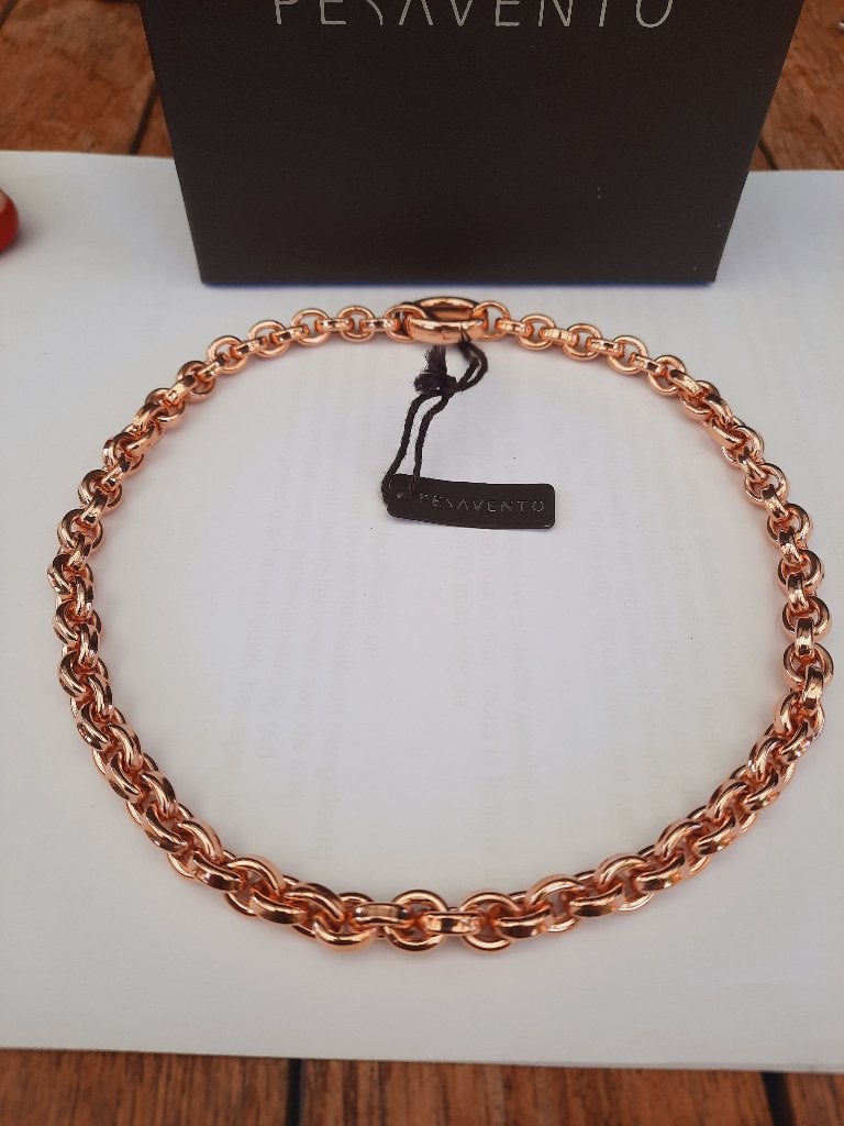 Nieuwe Pesavento jasseron ketting, Handtassen en Accessoires, Kettingen, Ophalen of Verzenden, Nieuw, Goud, Zilver