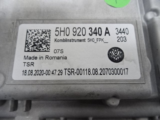 KM TELLER Volkswagen Golf VIII (CD1) (5H0920340A), Auto-onderdelen, Gebruikt, Volkswagen, Volkswagen AG, Kundenbetreuung@volkswagen.de