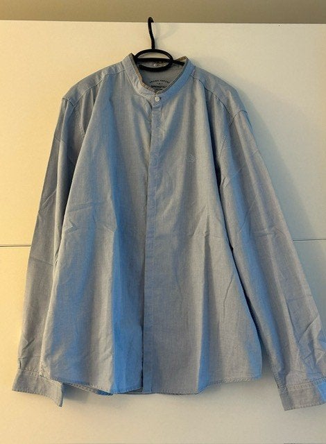 Springfield lichtblauw hemd, Kleding | Heren, Overhemd, Blauw, Ophalen of Verzenden, Zo goed als nieuw