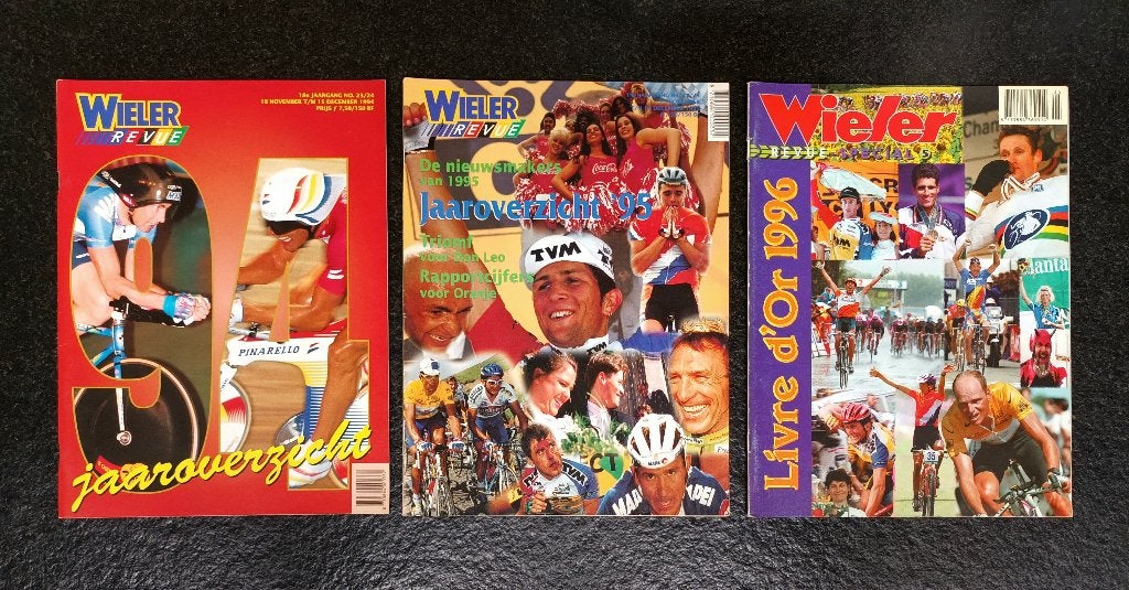 Wieler Revue - Jaaroverzicht 1994 - 1995 - 1996, Envoi, Comme neuf, Course à pied et Cyclisme