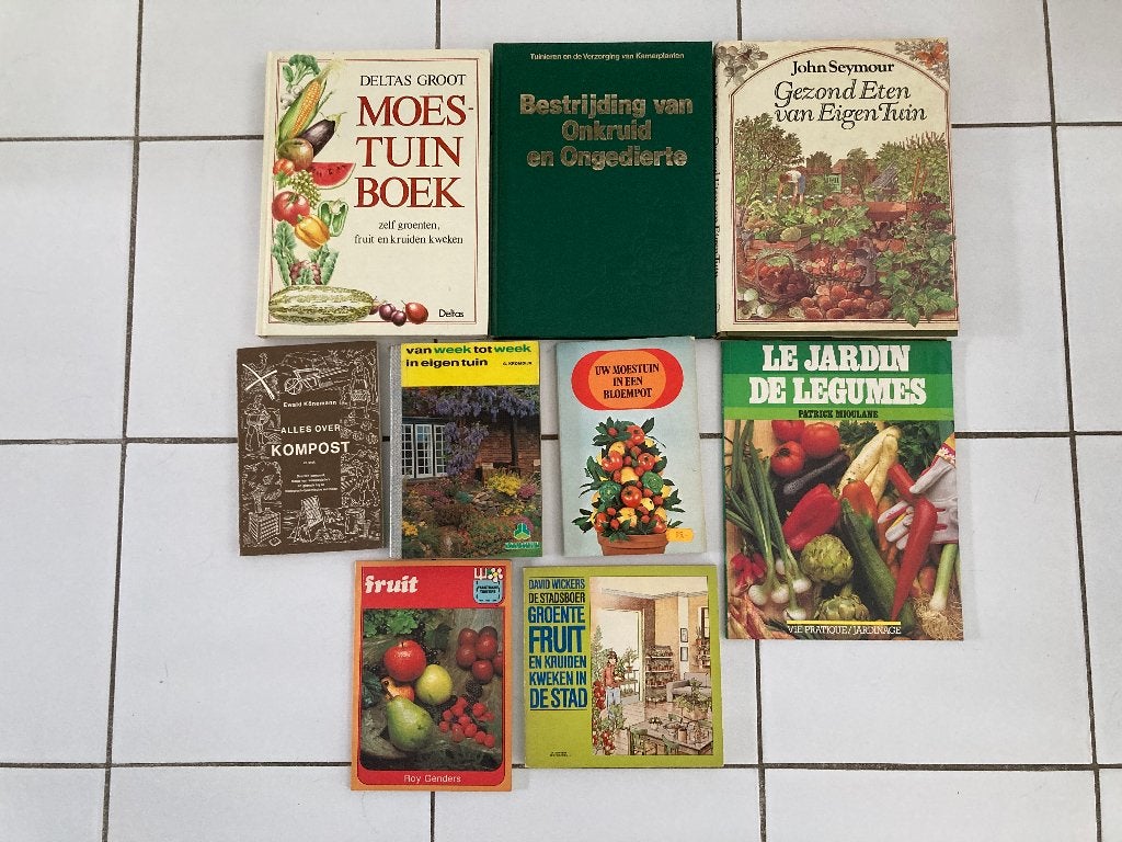 Lot boeken over tuinieren ( groenten, fruit, ...), Boeken, Wonen en Tuinieren, Gelezen, Moestuin, Ophalen of Verzenden