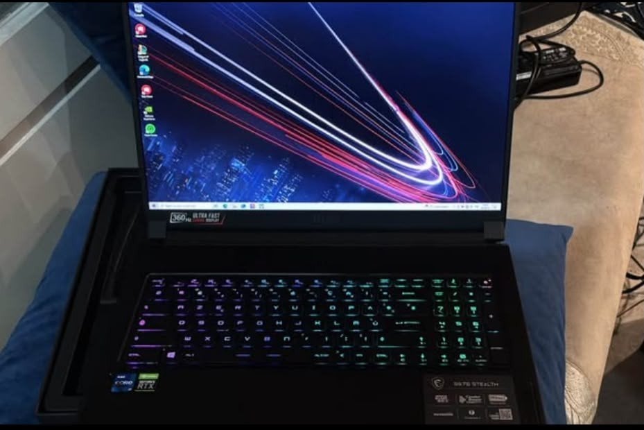 PC MSI 17" Gamer RTX 3070 comme neuf