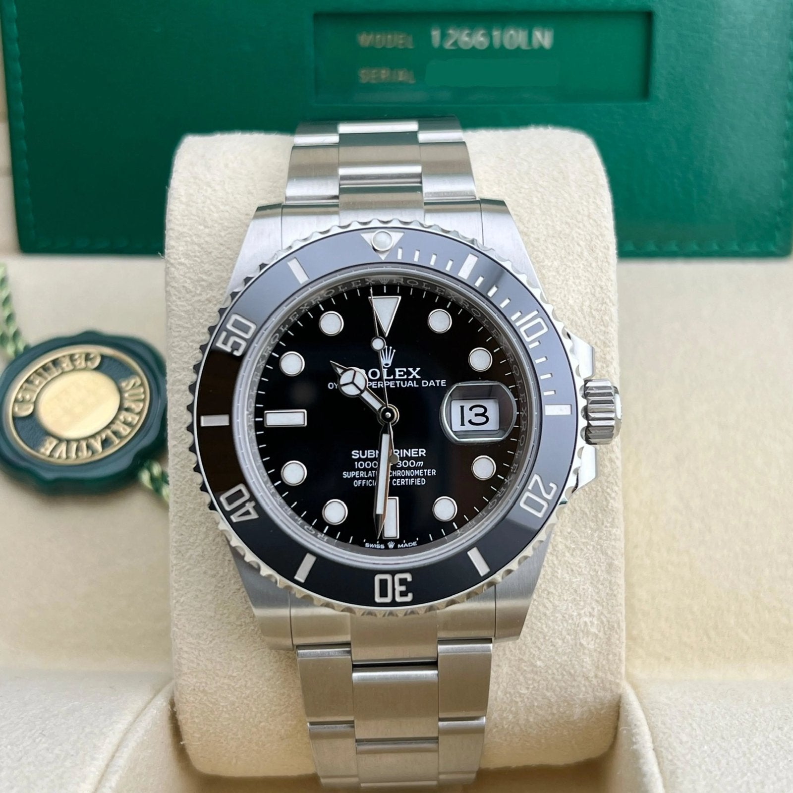 Rolex Submariner date 41 mm -2026 full set met aankoopbewijs, Ophalen, Zo goed als nieuw, Rolex