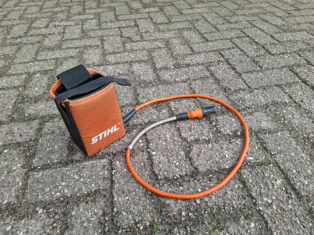 Stihl gordeltas ap accu, stihl accu houder, Ophalen, Gebruikt, Accu, Stilh