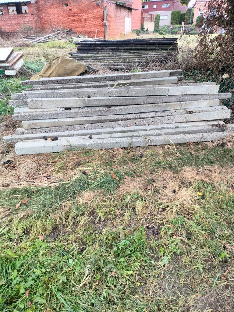 betonnen palen, Ophalen, Gebruikt, Palen