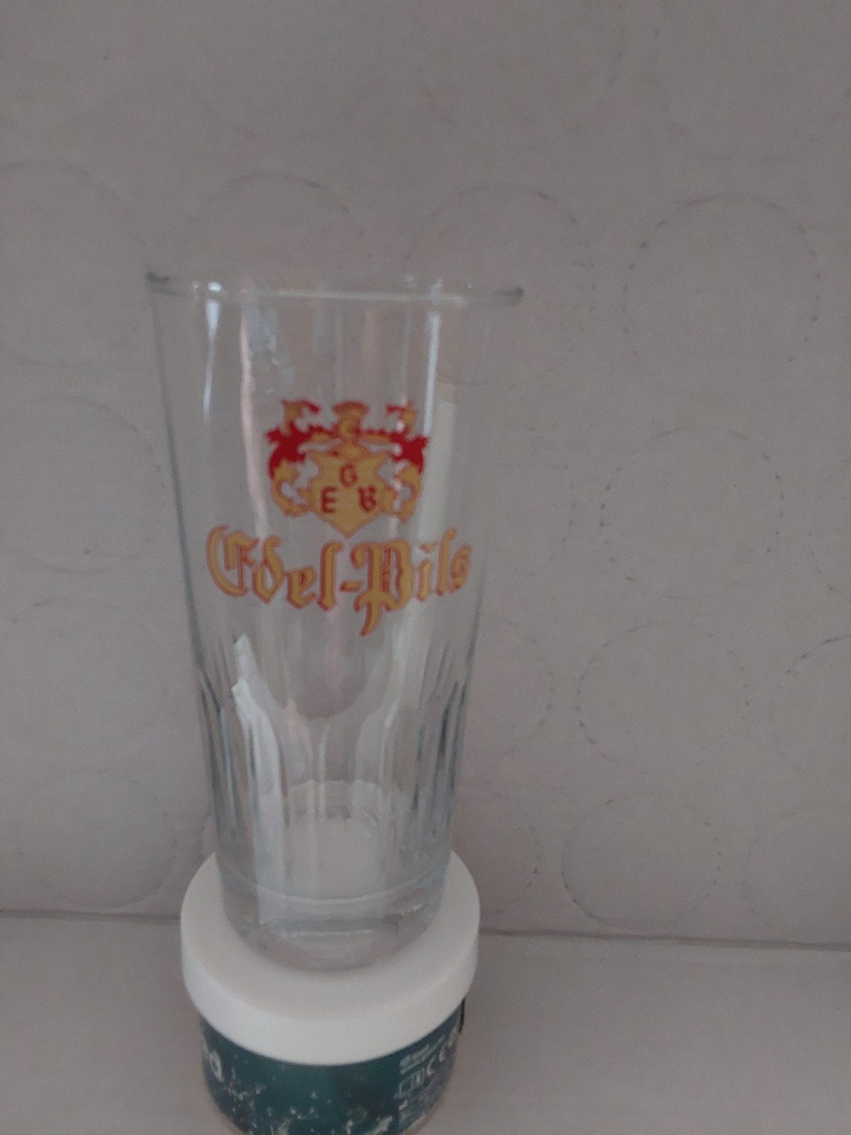 edel pils, Ophalen of Verzenden, Zo goed als nieuw, Glas of Glazen, Overige merken
