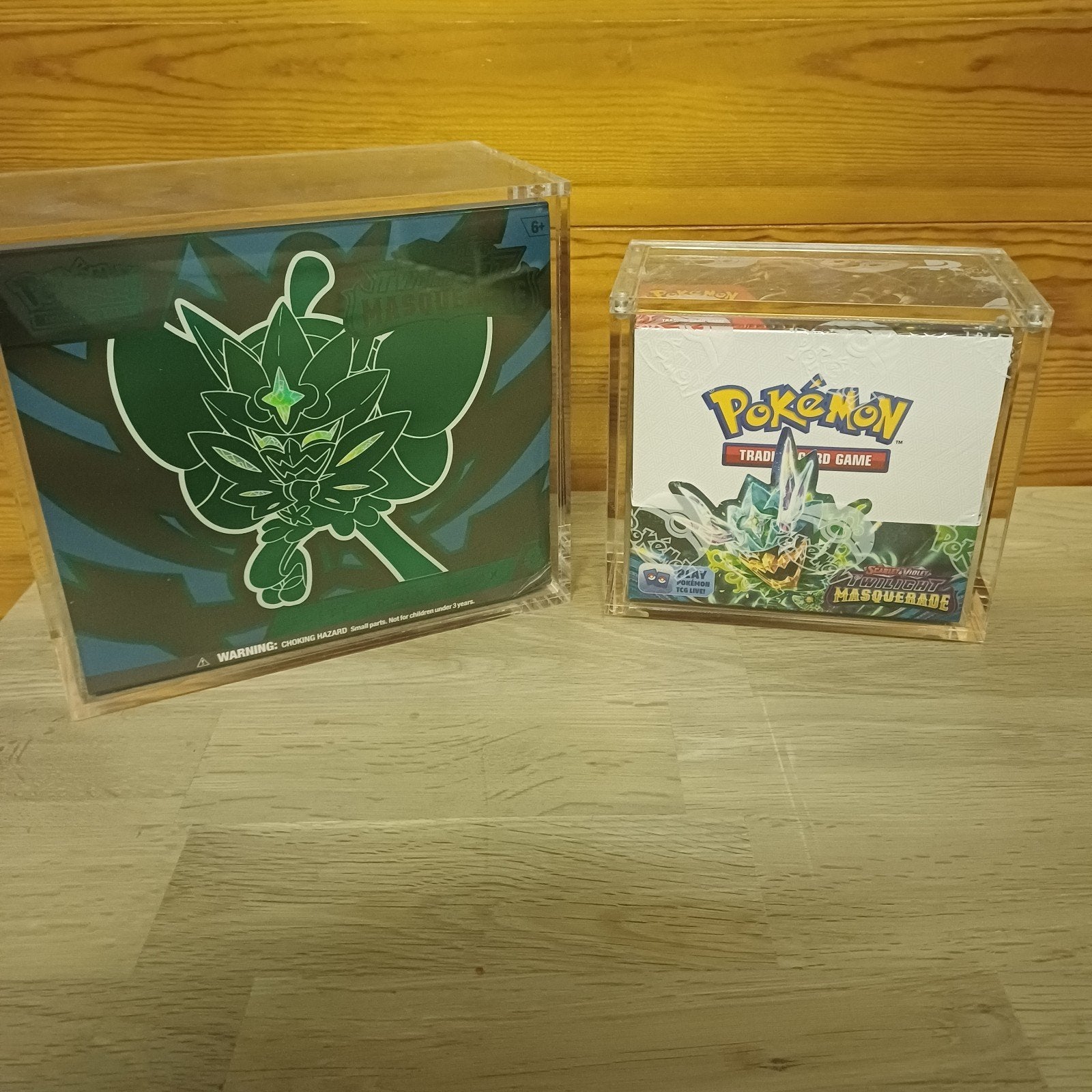 Pokemon Twilight Masquerade  met acryl, Ophalen of Verzenden