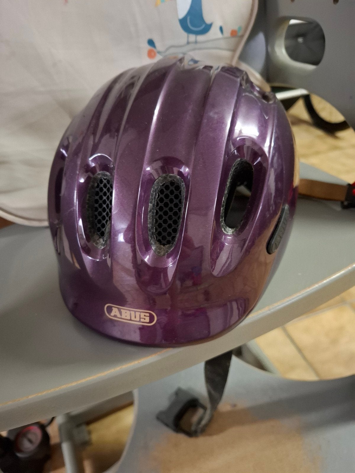 casque de vélo, Vélos & Vélomoteurs, Enlèvement, Utilisé, Garçon ou Fille, ABUS