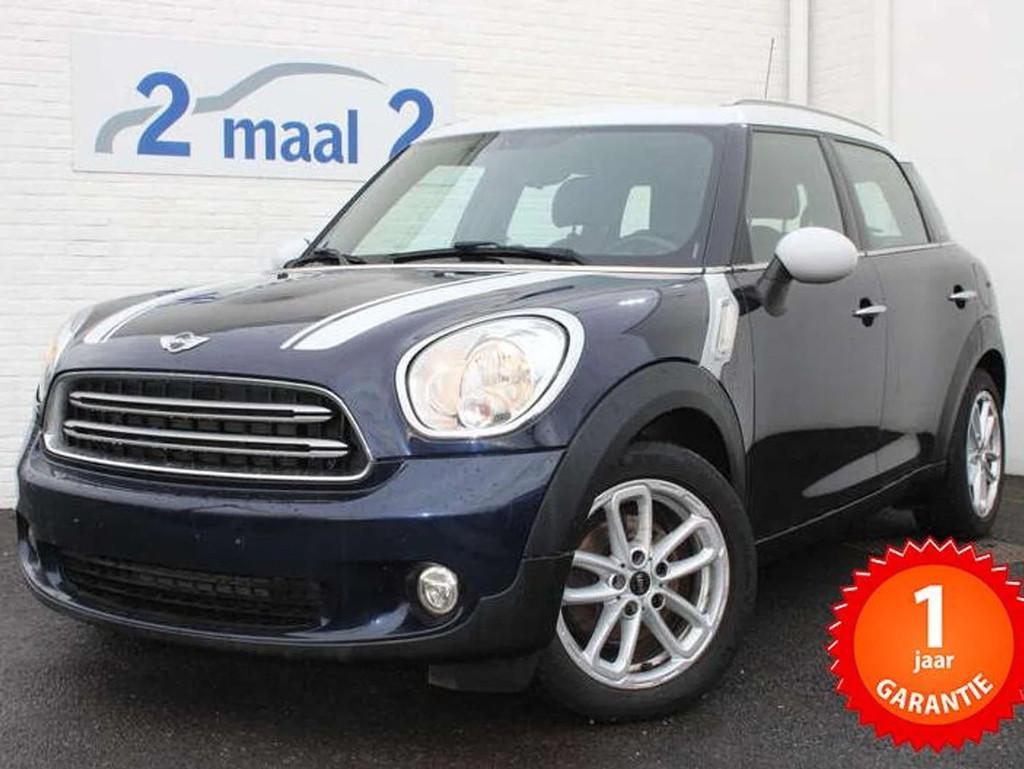 MINI Countryman Cooper D 1.6D Pano/Leder/Cruise 1 jaar garan, Auto's, Mini, Gebruikt, Blauw, Leder, Bedrijf
