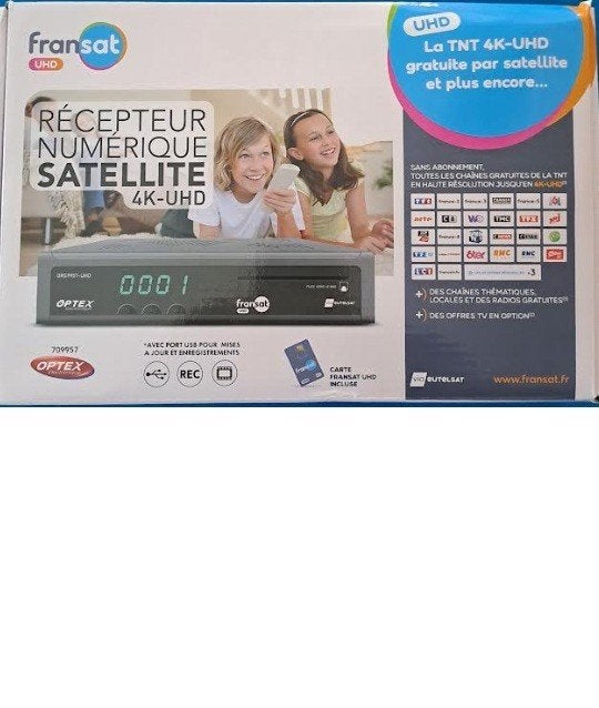 A Vendre récepteur  FRANSAT UHD OPTEX   100 €, Enlèvement, Neuf, Décodeur