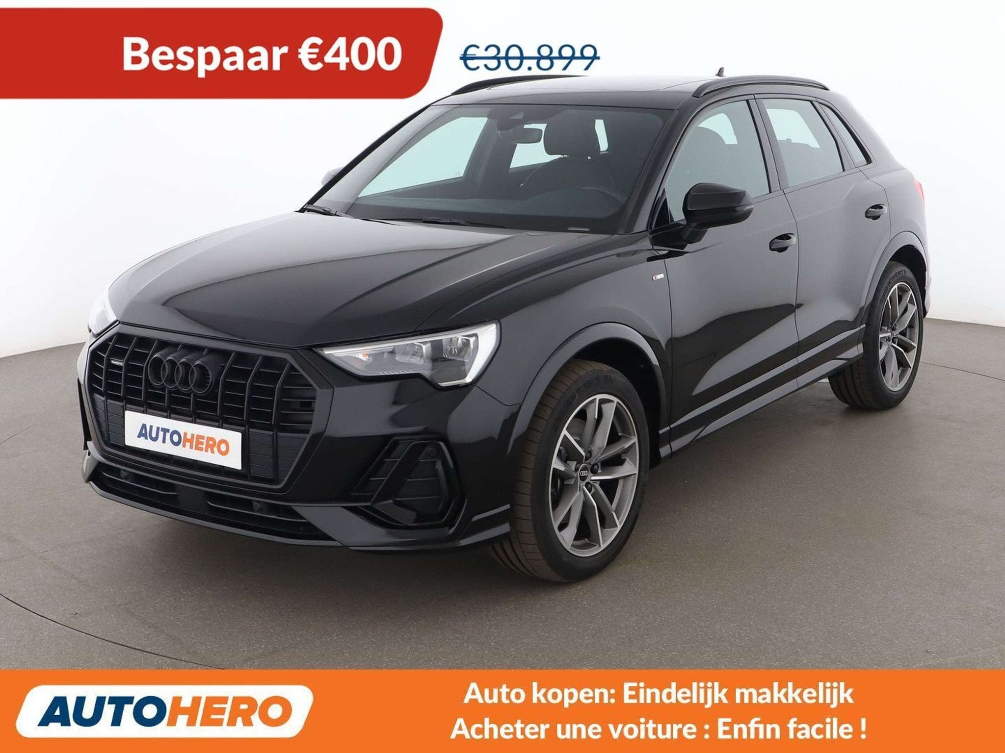 Audi Q3 40 TFSI quattro S line (automatique), Cuir, Achat, Euro 6, Noir