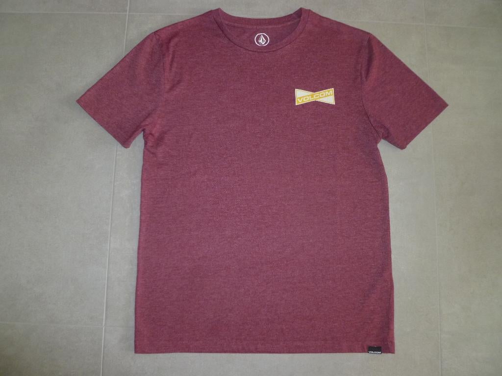 T-shirt met print Volcom - bordeaux - maat XS, Kleding | Heren, Ophalen of Verzenden, Zo goed als nieuw, Volcom, Rood