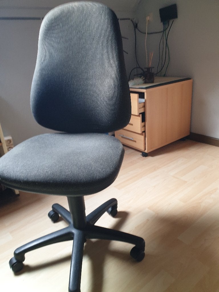 bureaustoel gratis, Ophalen, Gebruikt, Grijs, Bureaustoel
