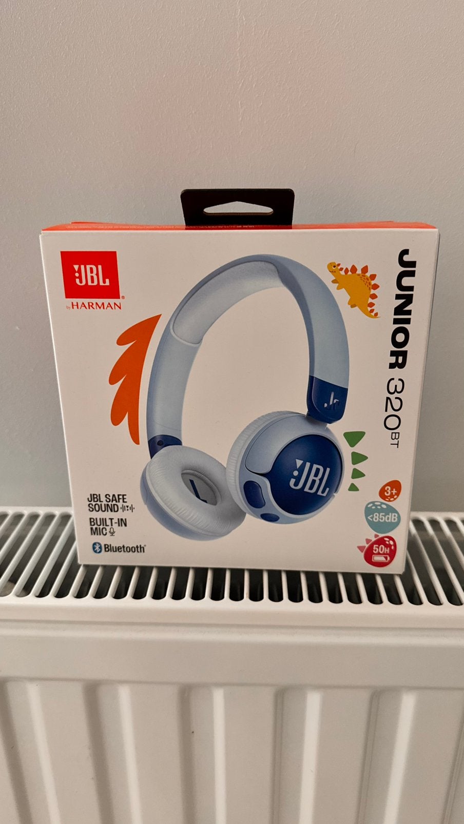 Casque JBL Junior 320 BT - bleu, Neuf, Bluetooth, Bleu, Supra-auriculaire