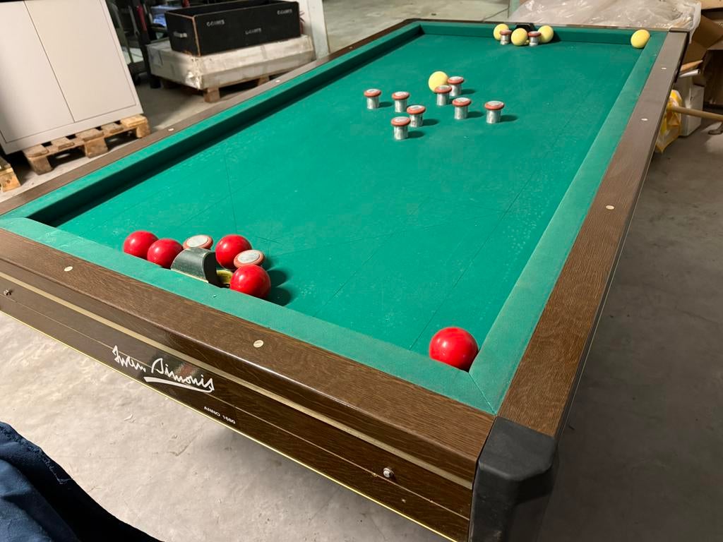 Billard a bouchon Duque, Sports & Fitness, Billards & Billards américains, Enlèvement, Utilisé, Table de billard