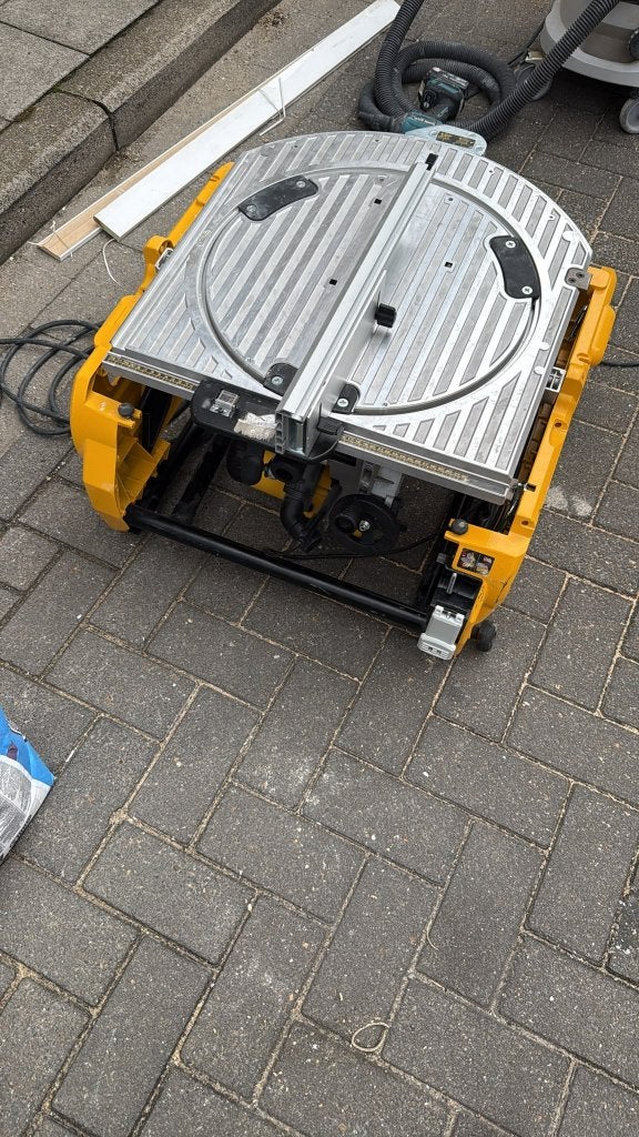 DeWALT D27107-QS Combinatiezaag/flipover, Ophalen, DeWalt, Zo goed als nieuw, Afkortzaag
