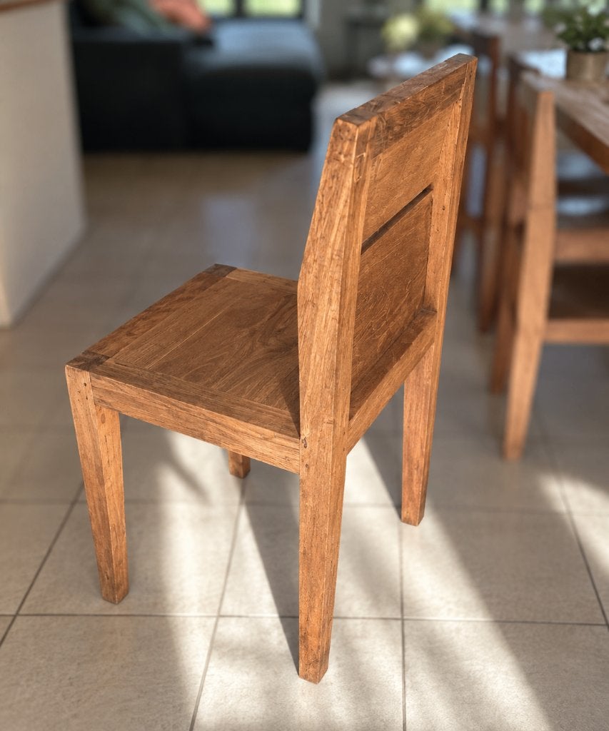 Teak stoelen, Ophalen, Bruin, Zo goed als nieuw, Vijf, Zes of meer stoelen