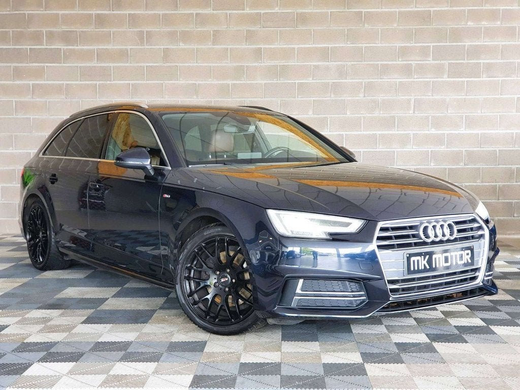 Audi A4 2.0 TDi 150CV / S-LINE / S-TRONIC (bj 2018), Auto's, Audi, Gebruikt, 4 cilinders, Blauw, A4