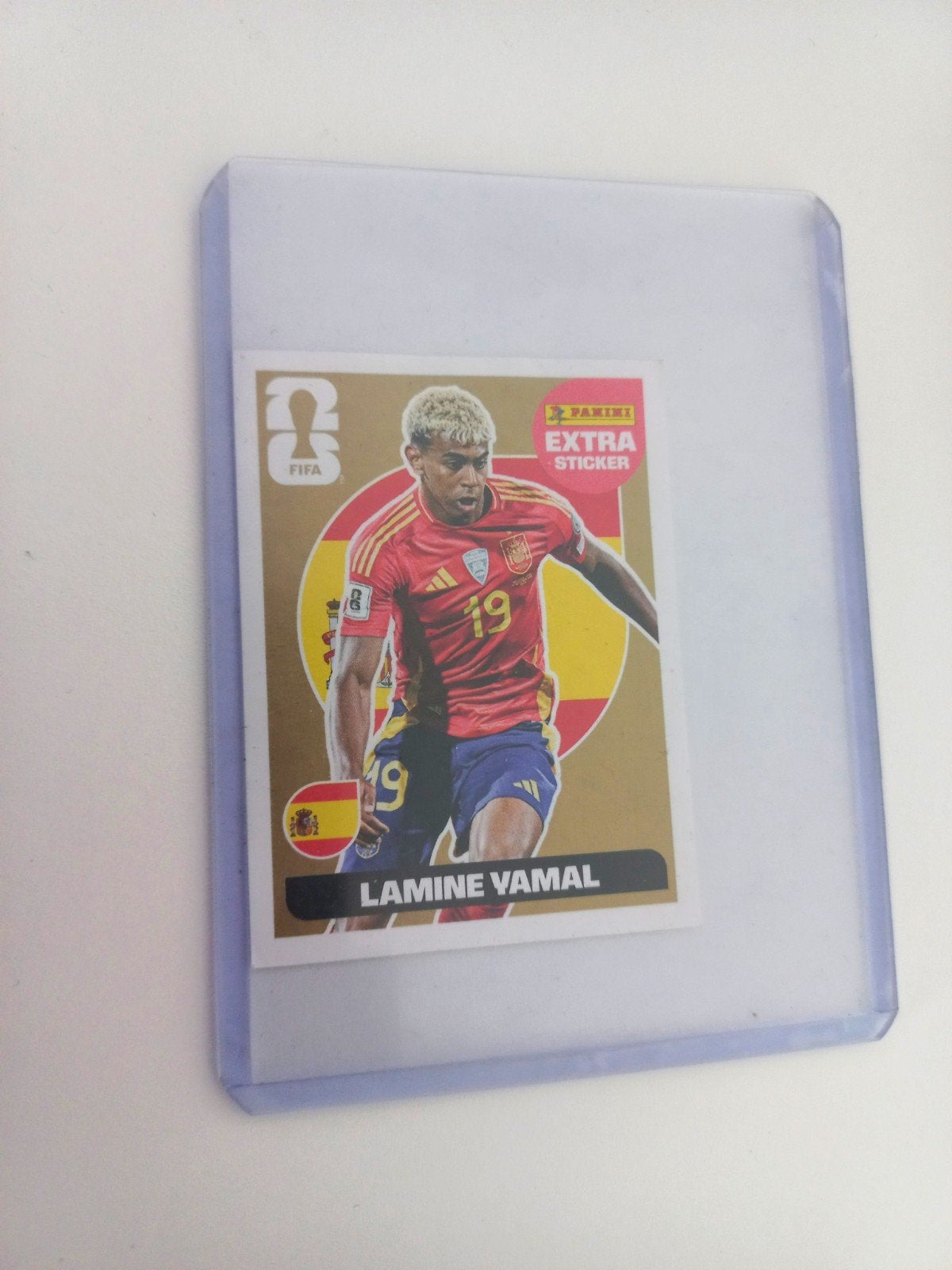 Panini Extra kaart Lamine Yamal Gold, Ophalen of Verzenden, Nieuw, Sticker