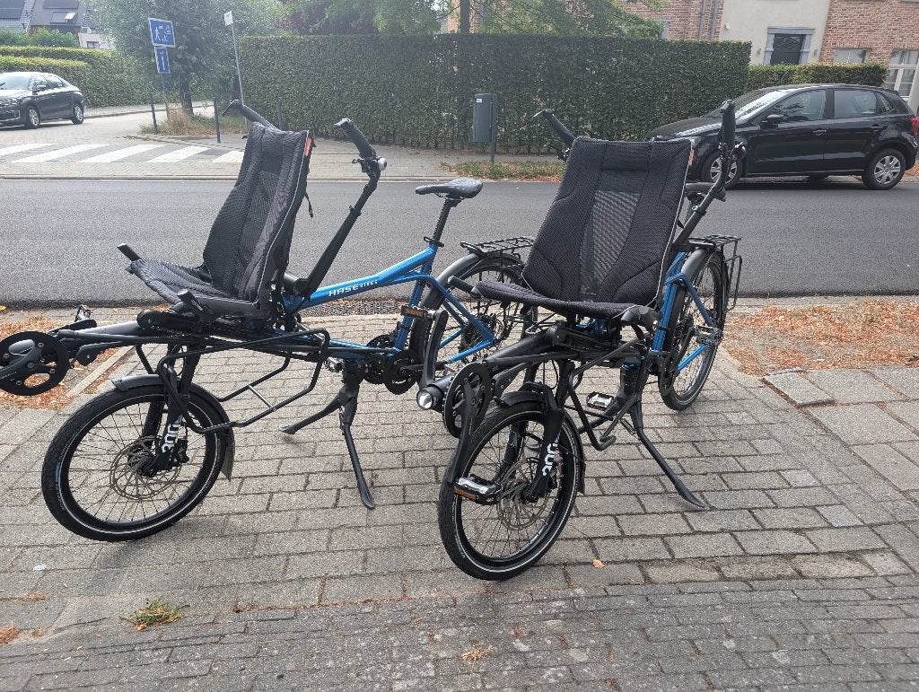 Hase Pino Allround Model 2021 Blauw (2 stuks), Ophalen, Gebruikt, Opvouwbaar, Hase bikes
