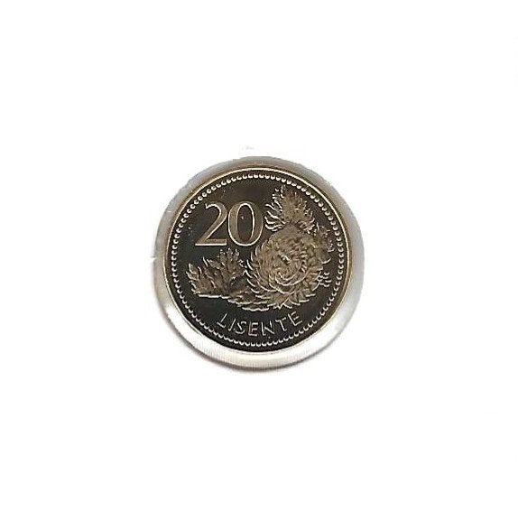 Lesotho, 20 Lisente 2023., Postzegels en Munten, Munten | Afrika, Ophalen of Verzenden, Overige landen, Losse munt