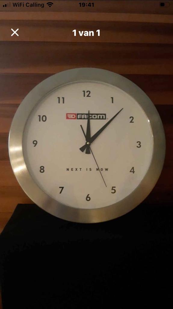 Facom grote wandklok, Enlèvement ou Envoi, Neuf, Analogique, Horloge murale