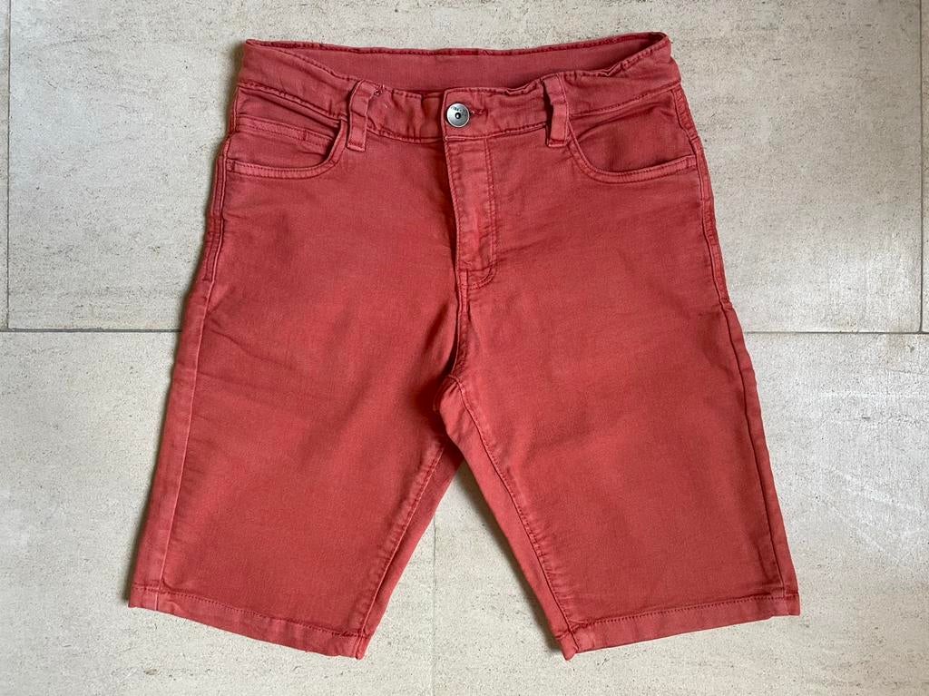 Oranje-rode short JBC maat 164, Kinderen en Baby's, Kinderkleding | Maat 164, Broek, Ophalen of Verzenden, Zo goed als nieuw, JBC.