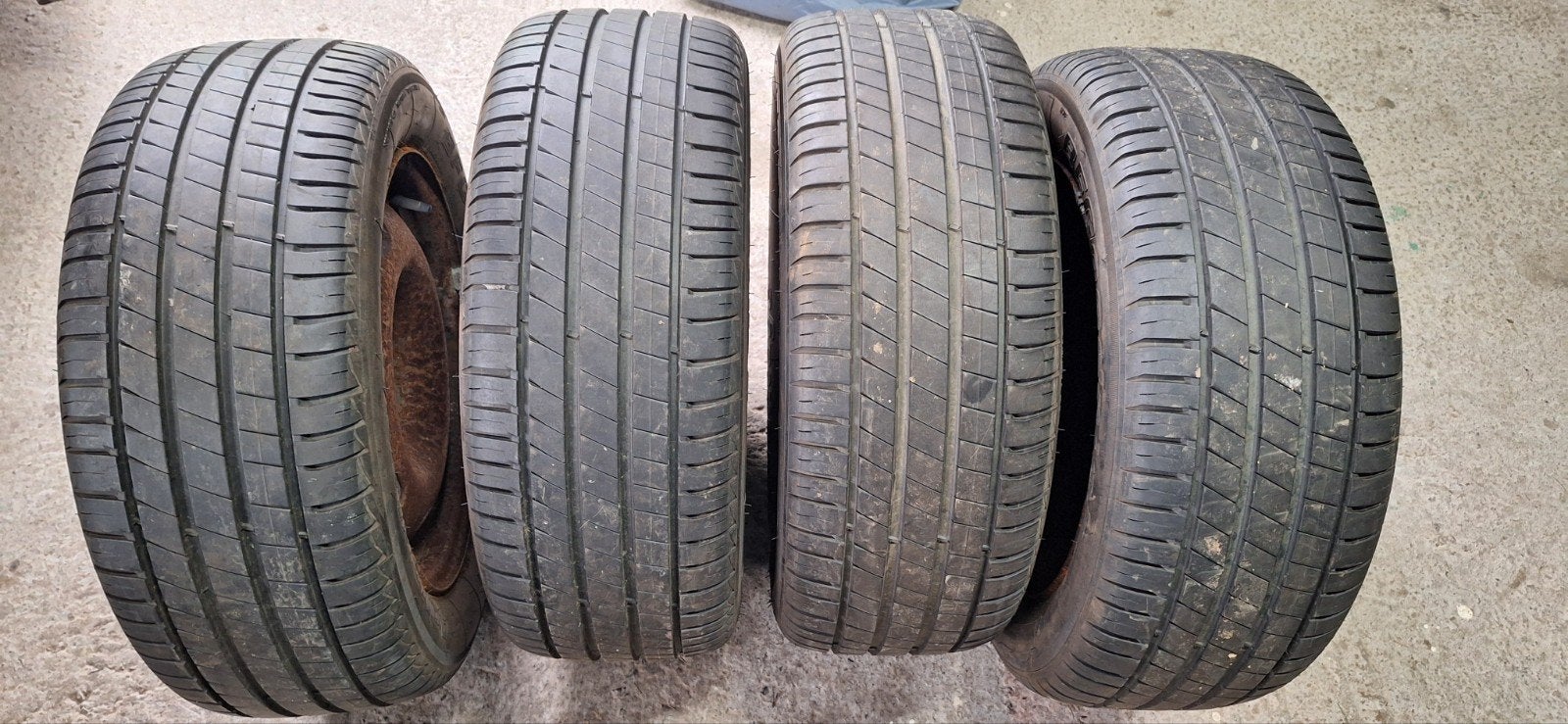 4 pneus 215/55 R16 93V, Ophalen, 215 mm, 16 inch, Nieuw