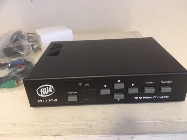 566. AU PC/HDTV down Converter Model: AVT-3190HD, TV, Hi-fi & Vidéo, Accessoires de télévision, Enlèvement ou Envoi, Neuf